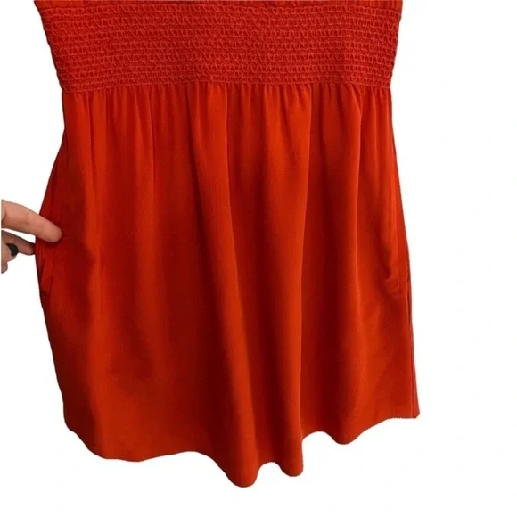 Babaton silk mini dress, sleeveless rounded hem, size XS excellent condition - Picture 9 of 10